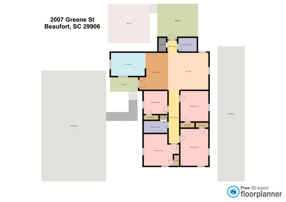 Sleeps 10! Minutes To Parris Island & Downtown Villa Бюфорт Екстериор снимка